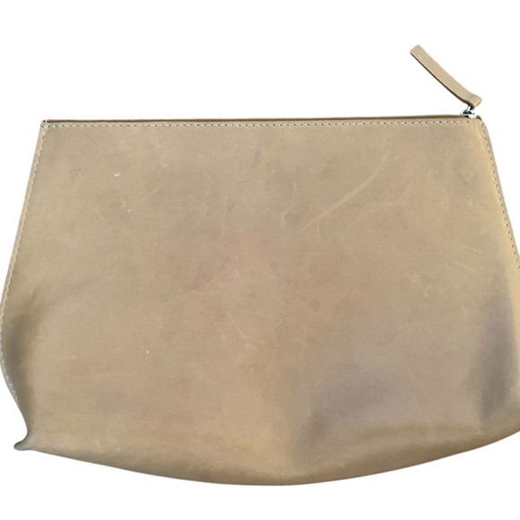 B MAY Essential Pouch TAN Calf Leather 8 X 11”
